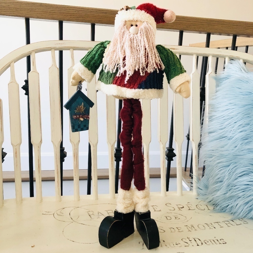 RUSTIC Christmas Santa, Christmas Decor, Very Good Condition